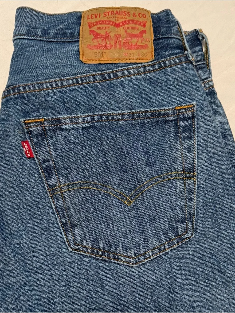Levi's Men’s 501 jeans medium wash